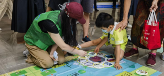 廣東省廣州生態環境監測中心站 廣州市環境保護宣傳教育中心共同舉辦“建設人與自然和諧共生的現代化”環境日科普宣教活動 架起公眾環?！斑B心橋”